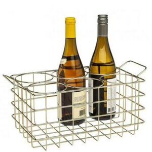 Godinger Gold Wine Rack Crate